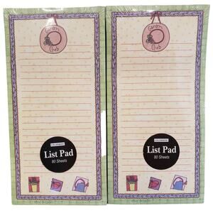 Colorbok Sue Dreamer Garden Club Notepad Magnetic List 2 Pack